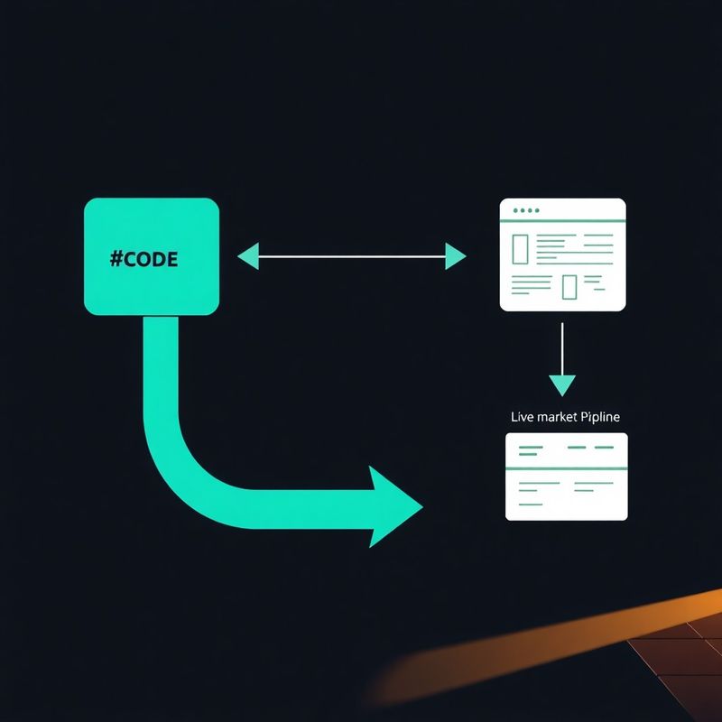 Diagrama de pipeline de estrategia conectado a la API de un broker